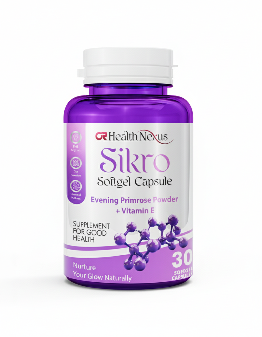 Sikro Softgel Capsule evening primrose vitamin E supplement